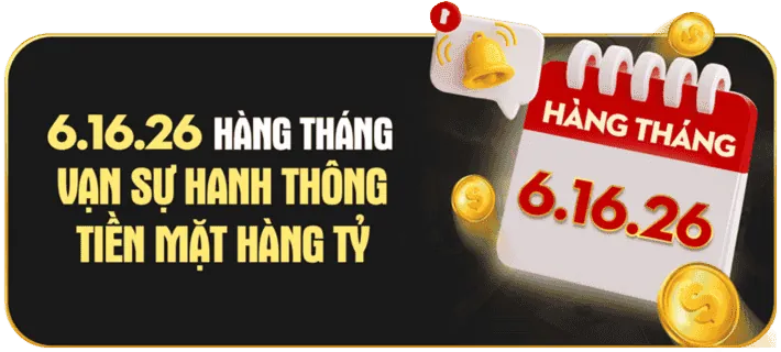 Thưởng sinh nhật và lễ lớn roy79